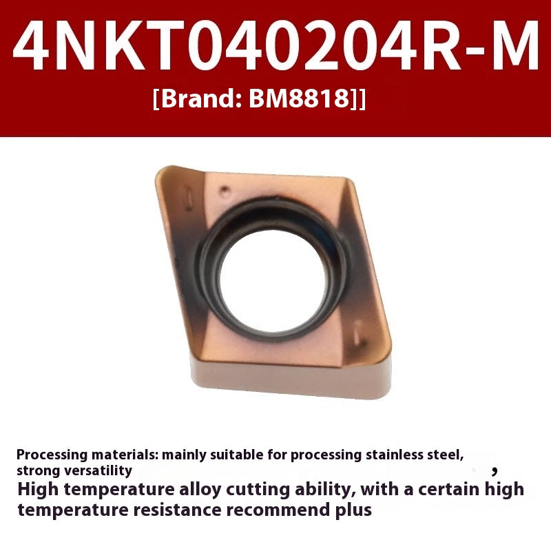 2045-CNC milling cutter, side milling cutter, carbide 4NKT insert, shoulder milling cutter, double-sided fast feed milling insert Shandong Denso Pricision Tools Co.,Ltd.