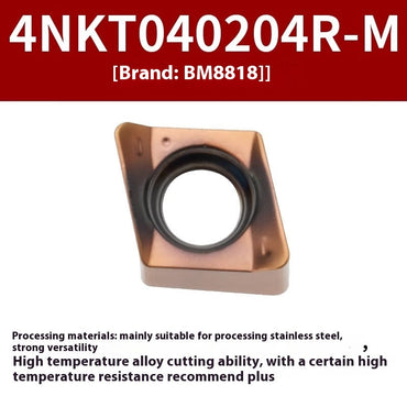 2045-CNC milling cutter, side milling cutter, carbide 4NKT insert, shoulder milling cutter, double-sided fast feed milling insert Shandong Denso Pricision Tools Co.,Ltd.