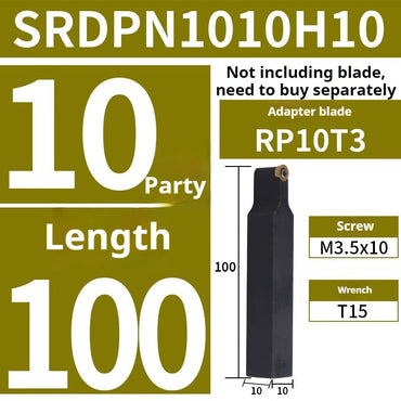 2017-CNC ball tool holder Cylindrical turning tool face profiling SRDPN/SRDCN machining arc lathe tool holder Shandong Denso Pricision Tools Co.,Ltd.