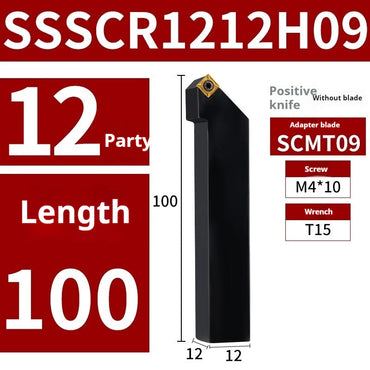 2023-CNC tool holder 45° cylindrical turning tool SSSCR1616H09 lathe tool SSSCR2020K09 diamond cutter Shandong Denso Pricision Tools Co.,Ltd.