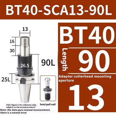 2094-Saw blade shank side and face milling shank BT40-SCA22/SCA27/SCA32SCA40-90/120/150 Shandong Denso Pricision Tools Co.,Ltd.