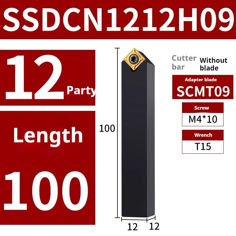 2024-CNC lathe tool frame outer circle cutter 45 degree tool holder SSDCN2020K09 round turning tool holder chamfering turning tool Shandong Denso Pricision Tools Co.,Ltd.
