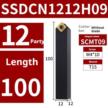 2024-CNC lathe tool frame outer circle cutter 45 degree tool holder SSDCN2020K09 round turning tool holder chamfering turning tool Shandong Denso Pricision Tools Co.,Ltd.