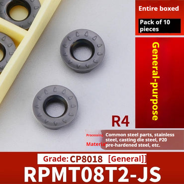 2042-CNC milling inserts, RPMW carbide R5 machining center, R4 milling machine, R6 milling inserts, RPMT round cutter cutters Shandong Denso Pricision Tools Co.,Ltd.