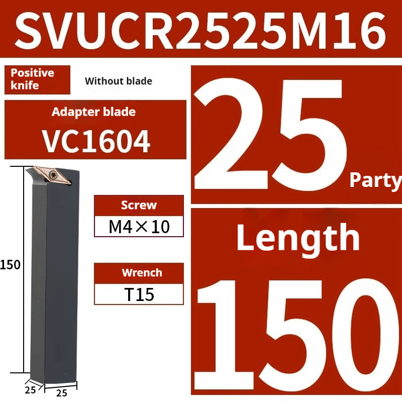 2034-95°S type external turning tool SVUCR/SVUCL1616H11/2525M16 diamond single-sided pointed insert holder Shandong Denso Pricision Tools Co.,Ltd.