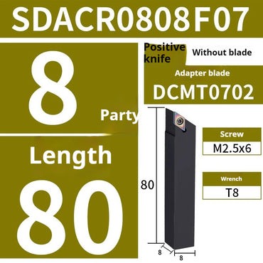 2013-CNC tool holder, 90 degree cylindrical turning tool holder SDACR2020 lathe tool, cylindrical cutter, face cutter, lathe frame