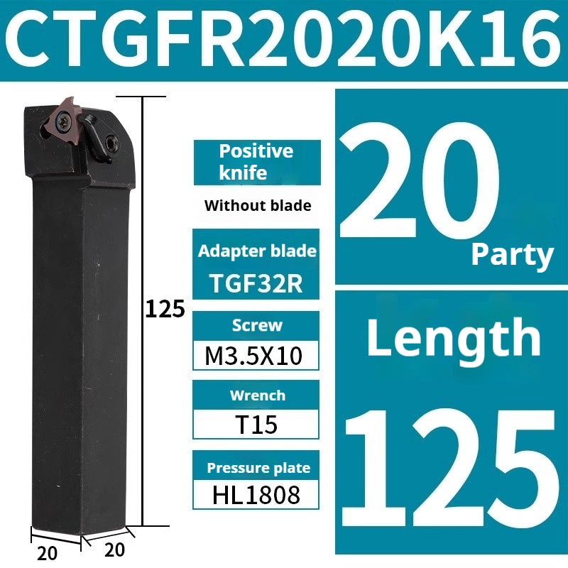 1011-CNC Cylindrical Grooving Toolholder CTGFR CTGFL1212H/1616H/2020K/2525M16 Shandong Denso Pricision Tools Co.,Ltd.