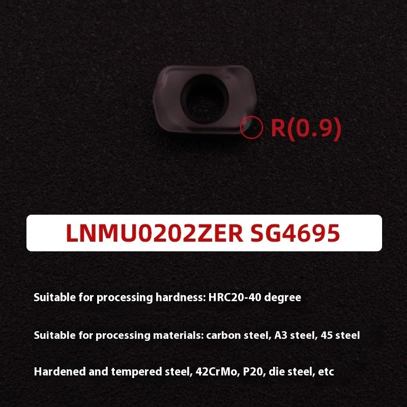 2069-EXN02R Small-diameter fast-feed milling cutter bar machining center double-sided LNMU0202 small diameter rough cutter holder is shock-resistant Shandong Denso Pricision Tools Co.,Ltd.