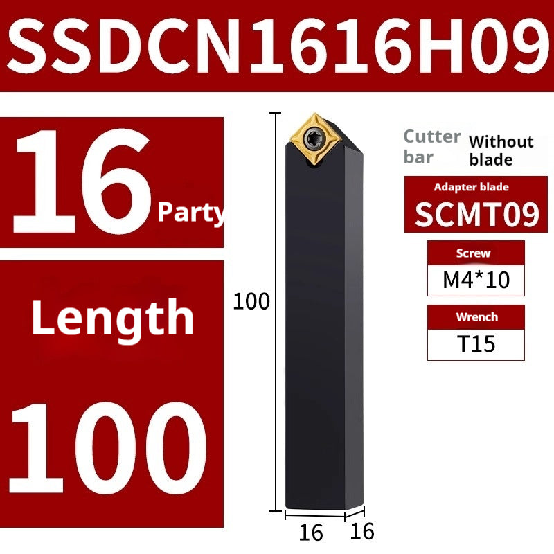 2024-CNC lathe tool frame outer circle cutter 45 degree tool holder SSDCN2020K09 round turning tool holder chamfering turning tool Shandong Denso Pricision Tools Co.,Ltd.