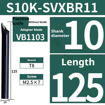 2028-96° CNC tool holder, internal hole tool, lathe, turning tool, boring tool holder, SVXBR internal circle, profiling 35° diamond sharp cutter Shandong Denso Pricision Tools Co.,Ltd.