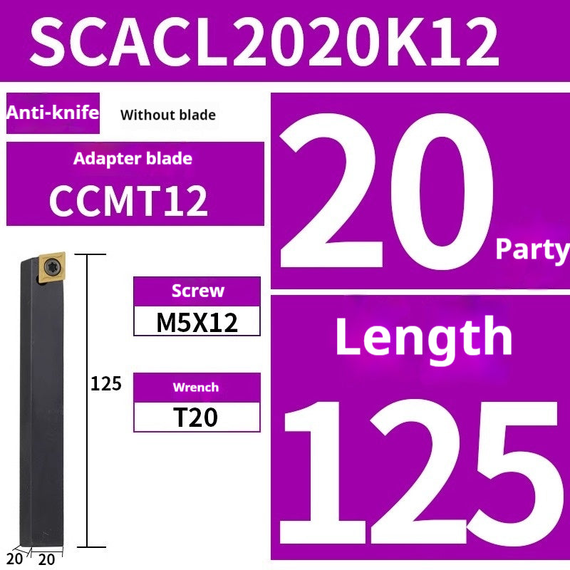CNC tool holder 90° cylindrical cutter SCACR/L0808/1010/1212/1616H06/09 boring tool holder Shandong Denso Pricision Tools Co.,Ltd.