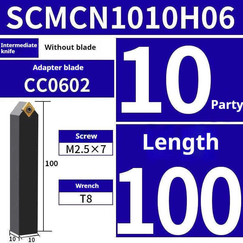 2031-CNC turning tool 50° sharp cutter diamond cylindrical tool holder SCMCN1616H09/2020K09 instrument lathe tool Shandong Denso Pricision Tools Co.,Ltd.