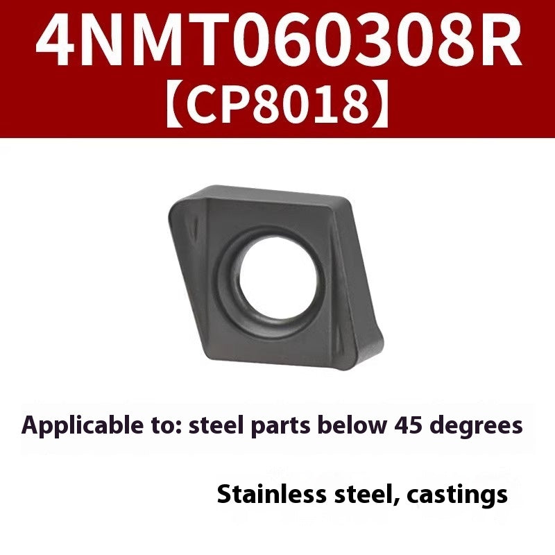 2045-CNC milling cutter, side milling cutter, carbide 4NKT insert, shoulder milling cutter, double-sided fast feed milling insert Shandong Denso Pricision Tools Co.,Ltd.