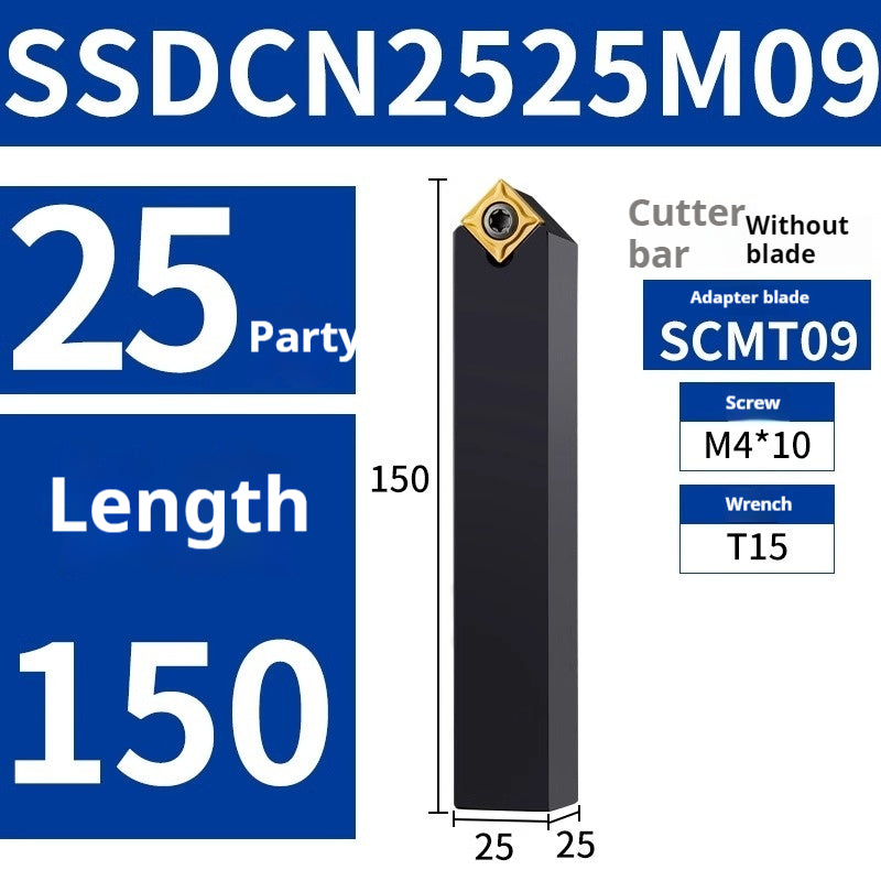 2024-CNC lathe tool frame outer circle cutter 45 degree tool holder SSDCN2020K09 round turning tool holder chamfering turning tool Shandong Denso Pricision Tools Co.,Ltd.