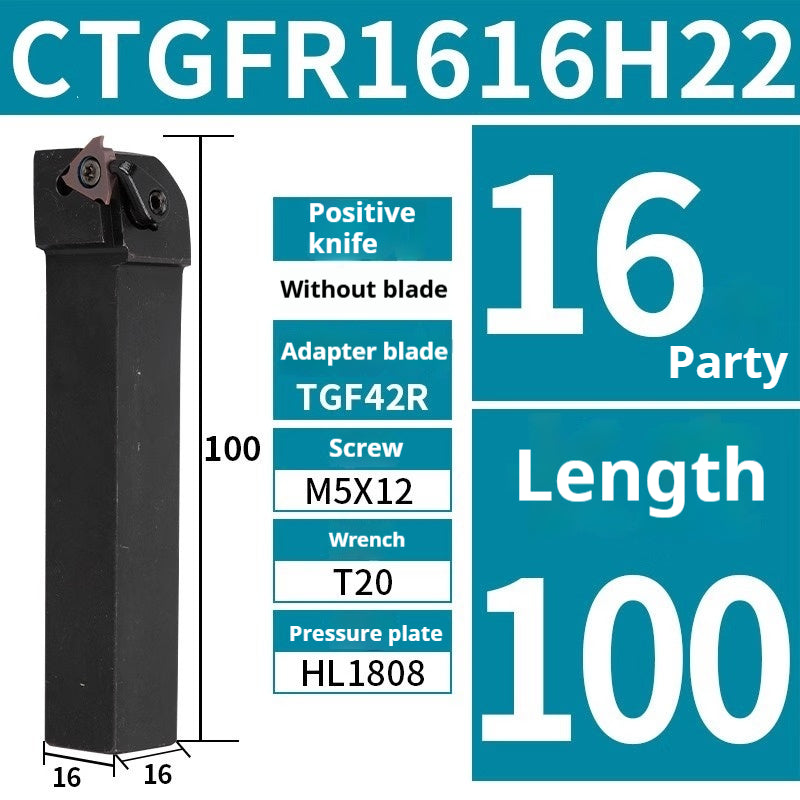 1011-CNC Cylindrical Grooving Toolholder CTGFR CTGFL1212H/1616H/2020K/2525M16 Shandong Denso Pricision Tools Co.,Ltd.