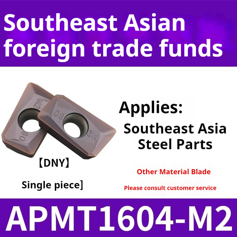 2037-CNC milling cutter APMT1135 special carbide 1604 milling cutter for cast iron r0.8 rough milling coated inserts Shandong Denso Pricision Tools Co.,Ltd.