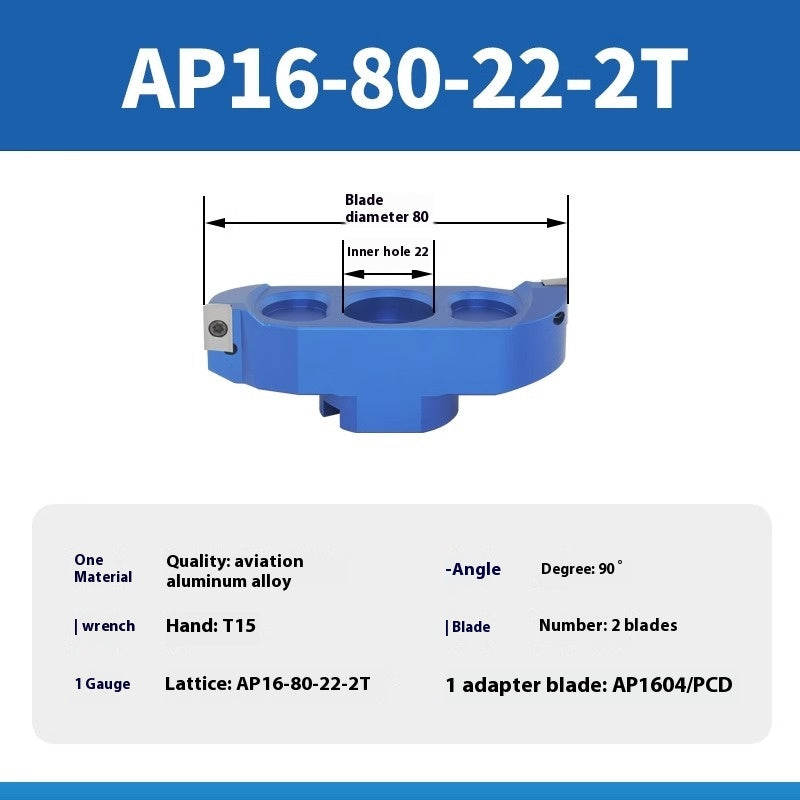 2077-High-gloss bridge aluminum cutterhead milling machine, flying cutterhead machining center, CNC face milling cutterhead, 400R milling cutterhead, SE12 Shandong Denso Pricision Tools Co.,Ltd.