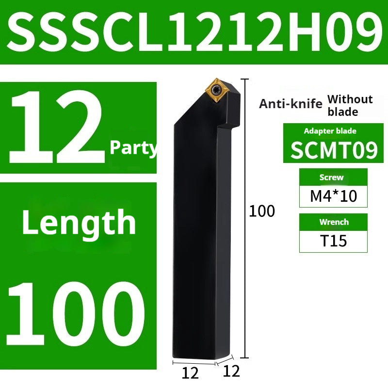 2023-CNC tool holder 45° cylindrical turning tool SSSCR1616H09 lathe tool SSSCR2020K09 diamond cutter Shandong Denso Pricision Tools Co.,Ltd.