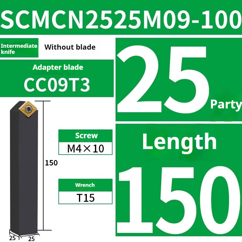 2021-CNC lathe tool holder SCMCN1010H06/1616H09/2020K12-100 external turning tool chamfer 40° Shandong Denso Pricision Tools Co.,Ltd.