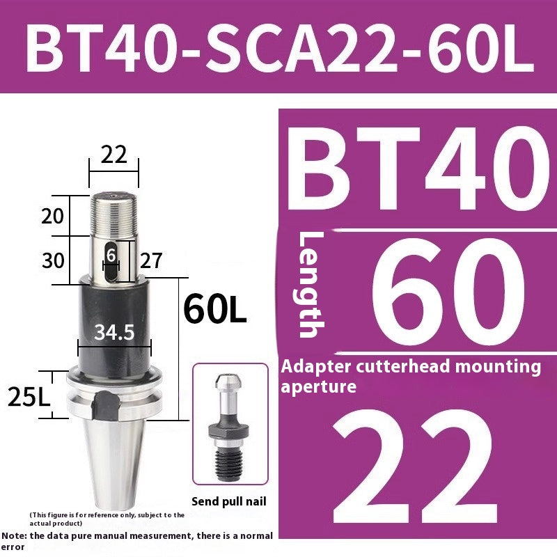 2094-Saw blade shank side and face milling shank BT40-SCA22/SCA27/SCA32SCA40-90/120/150 Shandong Denso Pricision Tools Co.,Ltd.