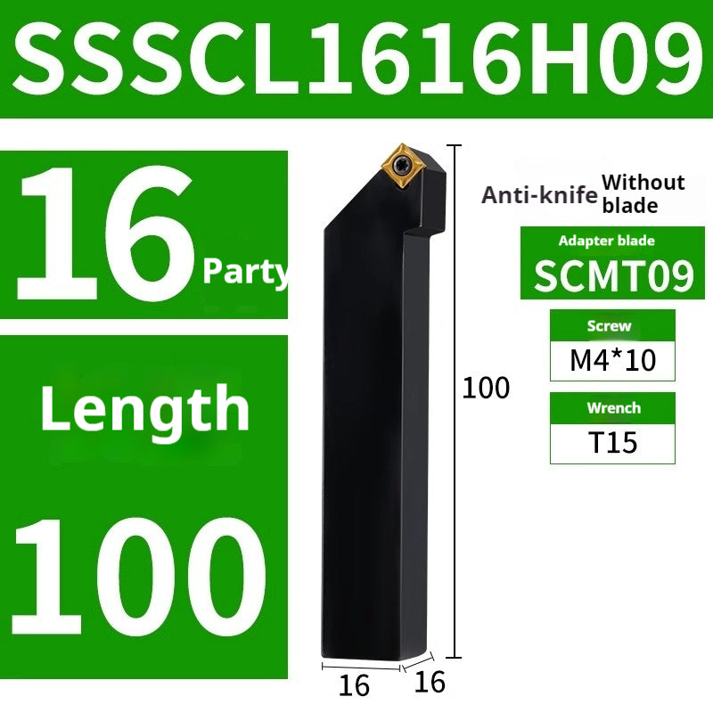 2023-CNC tool holder 45° cylindrical turning tool SSSCR1616H09 lathe tool SSSCR2020K09 diamond cutter Shandong Denso Pricision Tools Co.,Ltd.
