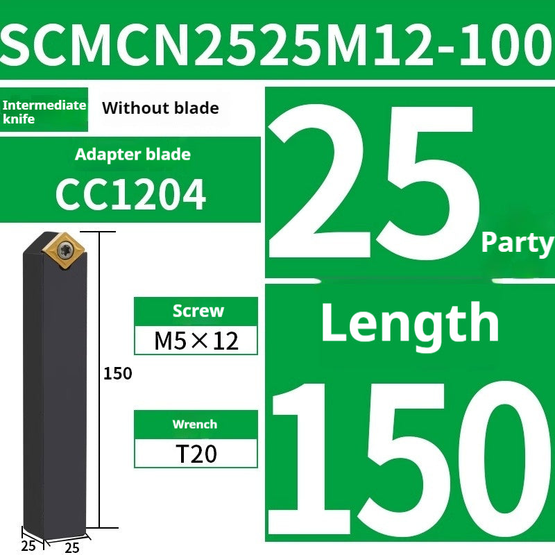 2021-CNC lathe tool holder SCMCN1010H06/1616H09/2020K12-100 external turning tool chamfer 40° Shandong Denso Pricision Tools Co.,Ltd.