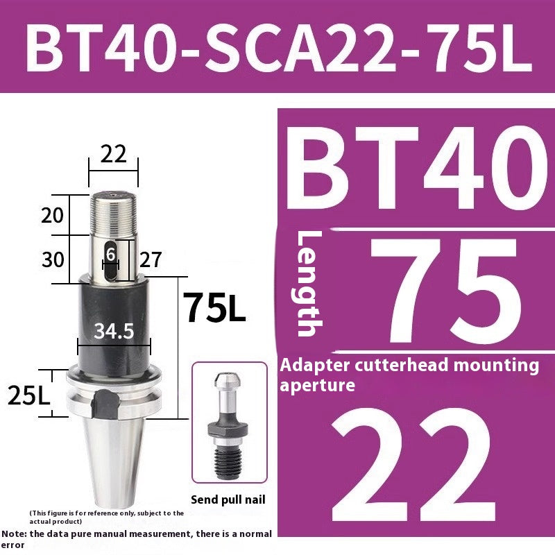 2094-Saw blade shank side and face milling shank BT40-SCA22/SCA27/SCA32SCA40-90/120/150 Shandong Denso Pricision Tools Co.,Ltd.