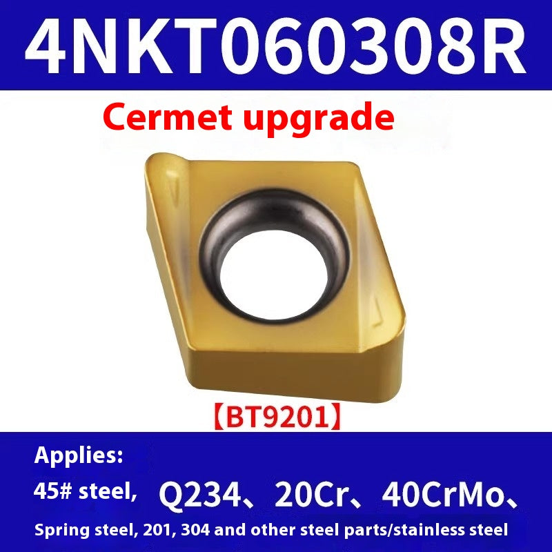 2045-CNC milling cutter, side milling cutter, carbide 4NKT insert, shoulder milling cutter, double-sided fast feed milling insert Shandong Denso Pricision Tools Co.,Ltd.