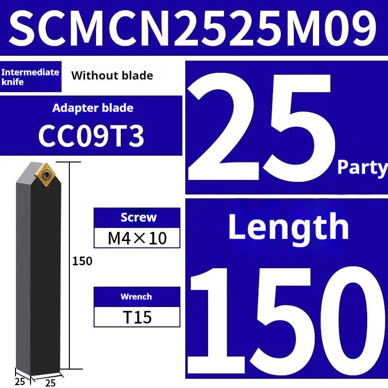 2031-CNC turning tool 50° sharp cutter diamond cylindrical tool holder SCMCN1616H09/2020K09 instrument lathe tool Shandong Denso Pricision Tools Co.,Ltd.