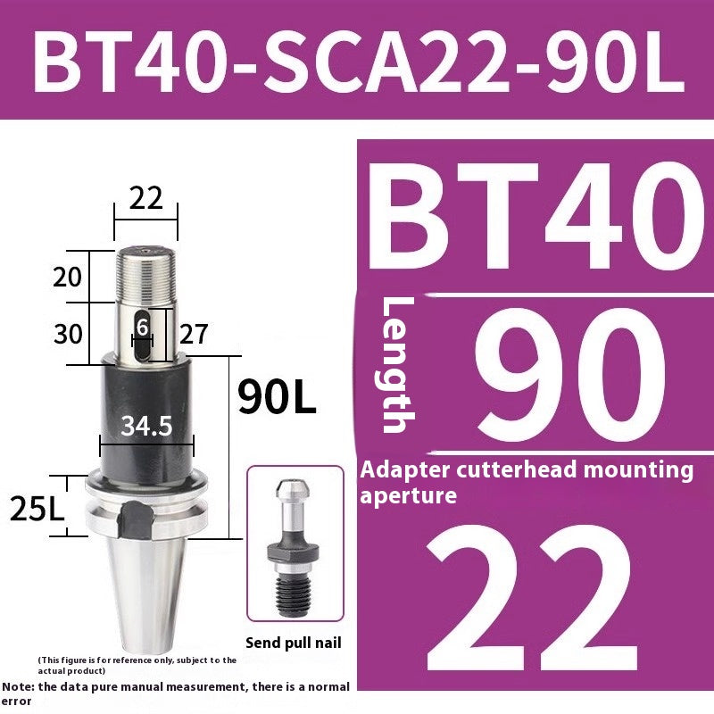 2094-Saw blade shank side and face milling shank BT40-SCA22/SCA27/SCA32SCA40-90/120/150 Shandong Denso Pricision Tools Co.,Ltd.