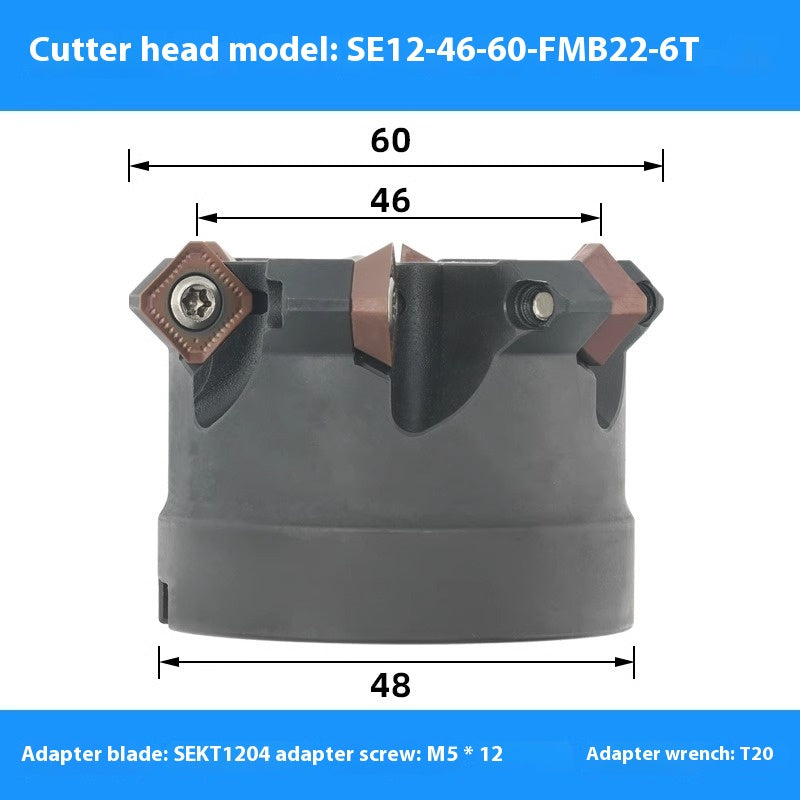 2085-45duV-type slot milling cutter head internal and external chamfering cutter head CNC upper and lower inner groove chamfering cutter head SPMT120408  ... Shandong Denso Pricision Tools Co.,Ltd.