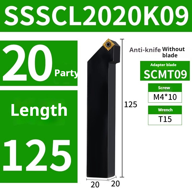 2023-CNC tool holder 45° cylindrical turning tool SSSCR1616H09 lathe tool SSSCR2020K09 diamond cutter Shandong Denso Pricision Tools Co.,Ltd.