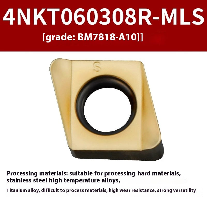 2045-CNC milling cutter, side milling cutter, carbide 4NKT insert, shoulder milling cutter, double-sided fast feed milling insert Shandong Denso Pricision Tools Co.,Ltd.