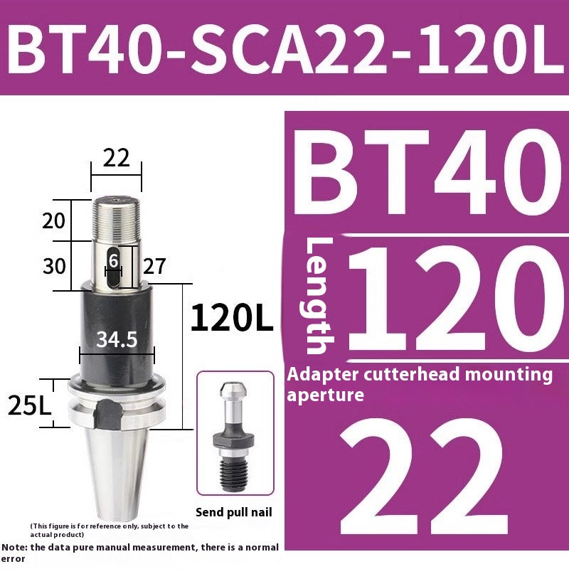 2094-Saw blade shank side and face milling shank BT40-SCA22/SCA27/SCA32SCA40-90/120/150 Shandong Denso Pricision Tools Co.,Ltd.