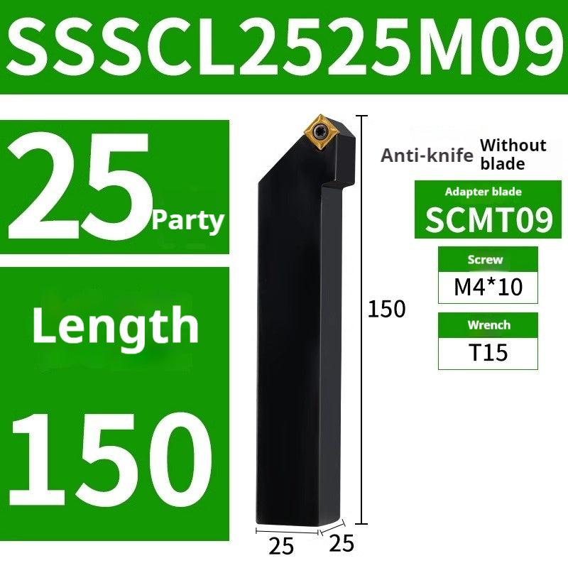 2023-CNC tool holder 45° cylindrical turning tool SSSCR1616H09 lathe tool SSSCR2020K09 diamond cutter Shandong Denso Pricision Tools Co.,Ltd.