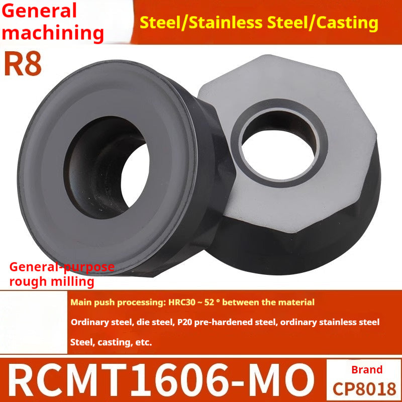 2036-CNC milling inserts, RPMW carbide R5 machining center, R4 milling machine, R6 milling inserts, RPMT round cutter cutters Shandong Denso Pricision Tools Co.,Ltd.