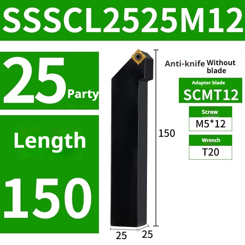 2023-CNC tool holder 45° cylindrical turning tool SSSCR1616H09 lathe tool SSSCR2020K09 diamond cutter Shandong Denso Pricision Tools Co.,Ltd.
