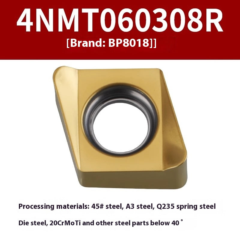 2045-CNC milling cutter, side milling cutter, carbide 4NKT insert, shoulder milling cutter, double-sided fast feed milling insert Shandong Denso Pricision Tools Co.,Ltd.