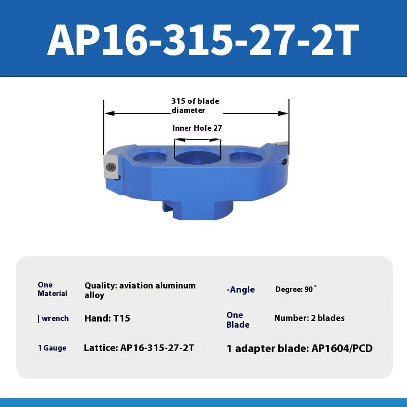 2077-High-gloss bridge aluminum cutterhead milling machine, flying cutterhead machining center, CNC face milling cutterhead, 400R milling cutterhead, SE12 Shandong Denso Pricision Tools Co.,Ltd.
