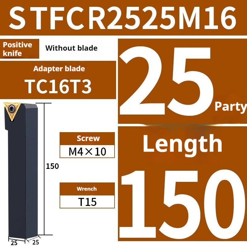 2020-CNC tool holder 91 degree cylindrical turning tool holder STFCR/L2020K16 screw lathe tool holder triangular insert Shandong Denso Pricision Tools Co.,Ltd.