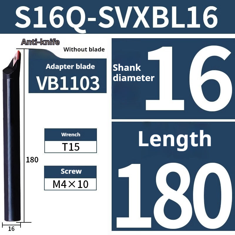2028-96° CNC tool holder, internal hole tool, lathe, turning tool, boring tool holder, SVXBR internal circle, profiling 35° diamond sharp cutter Shandong Denso Pricision Tools Co.,Ltd.