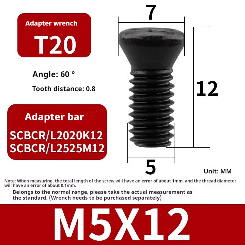 2030-CNC lathe tool turning tool holder 75° screw type cylindrical turning tool SCBCR2020K12-2525M09 Shandong Denso Pricision Tools Co.,Ltd.