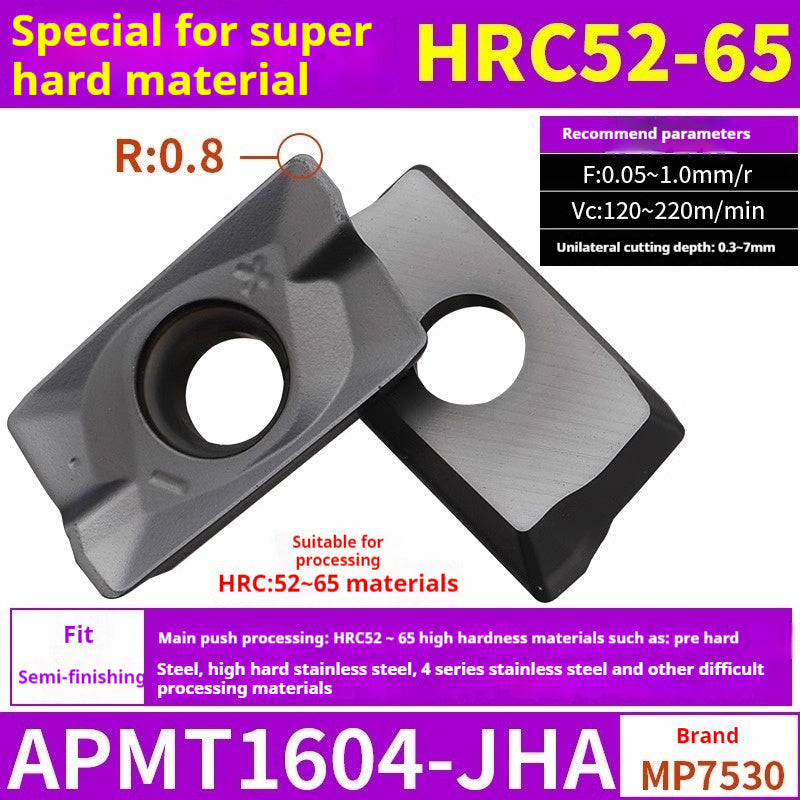 2037-CNC milling cutter APMT1135 special carbide 1604 milling cutter for cast iron r0.8 rough milling coated inserts Shandong Denso Pricision Tools Co.,Ltd.