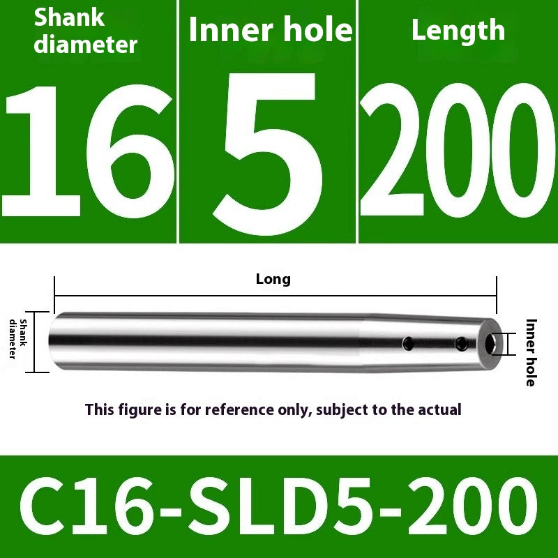 2059-High precision side solid SLD extension rod CNC milling cutter extended rod small diameter straight handle deep cavity avoidance C12C16C20 Shandong Denso Pricision Tools Co.,Ltd.
