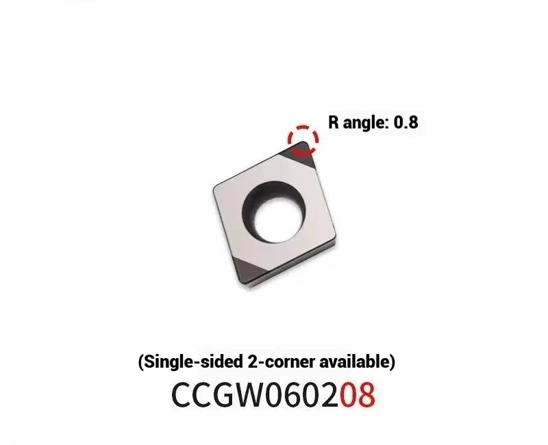 1042-Diamond Inserts CBN Boron Nitride Superhard Hardened CCMT Double End Usable Inserts Shandong Denso Pricision Tools Co.,Ltd.