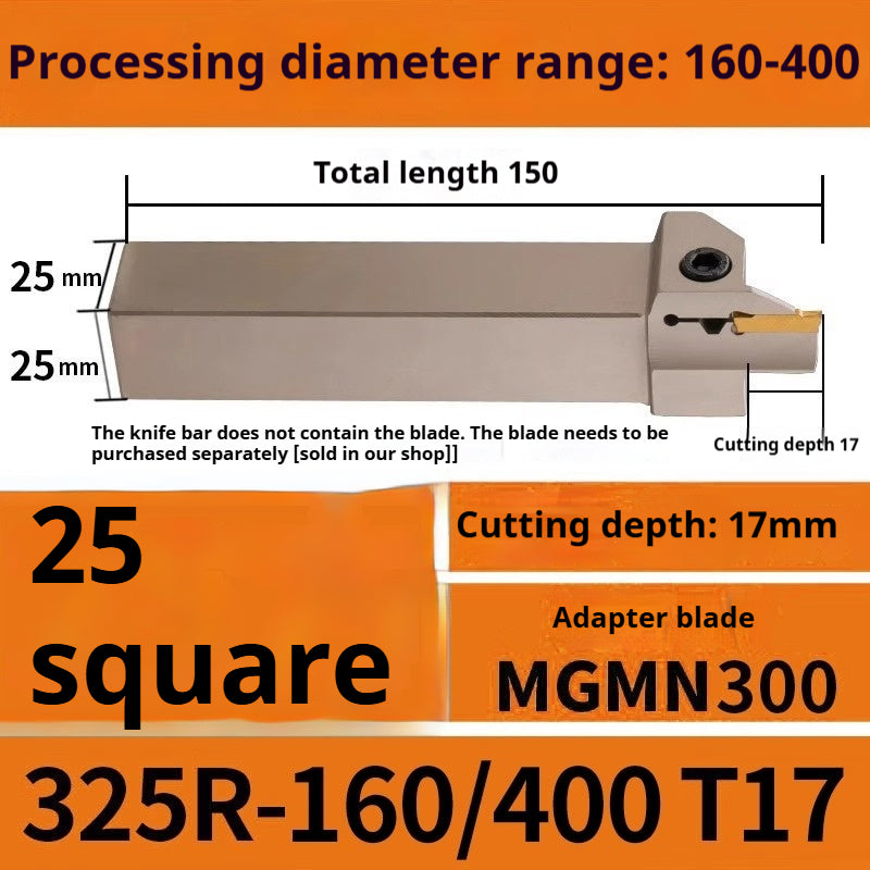 1015-End groove cutter CNC toolholder plane groove mghh320/425R cutter cutter groove cutter 345mm circular arc large depth of cut Shandong Denso Pricision Tools Co.,Ltd.