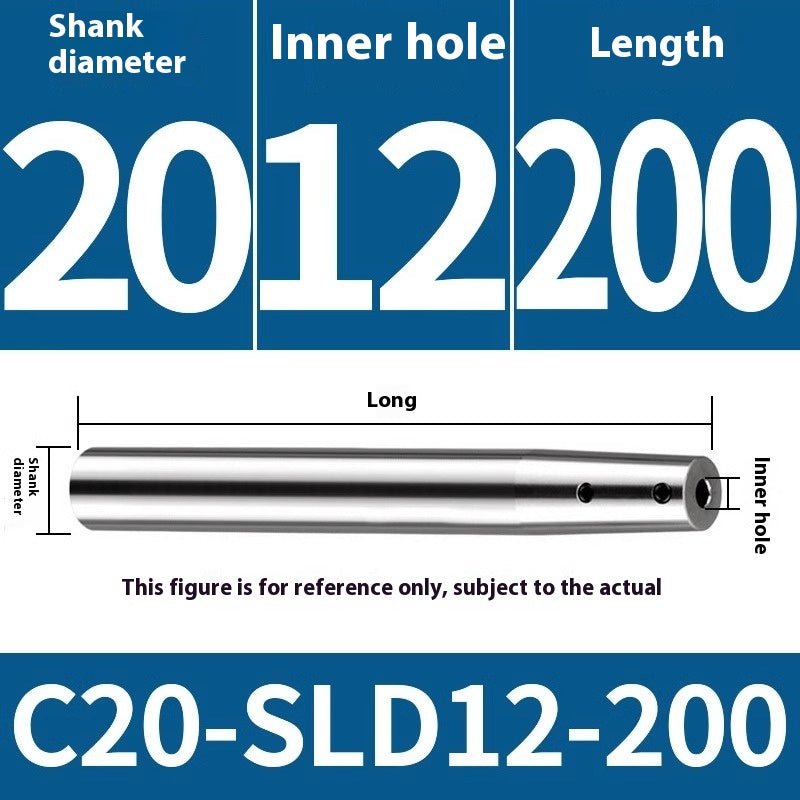 2059-High precision side solid SLD extension rod CNC milling cutter extended rod small diameter straight handle deep cavity avoidance C12C16C20 Shandong Denso Pricision Tools Co.,Ltd.