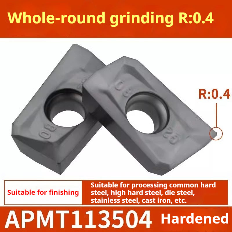 2037-CNC milling cutter APMT1135 special carbide 1604 milling cutter for cast iron r0.8 rough milling coated inserts Shandong Denso Pricision Tools Co.,Ltd.
