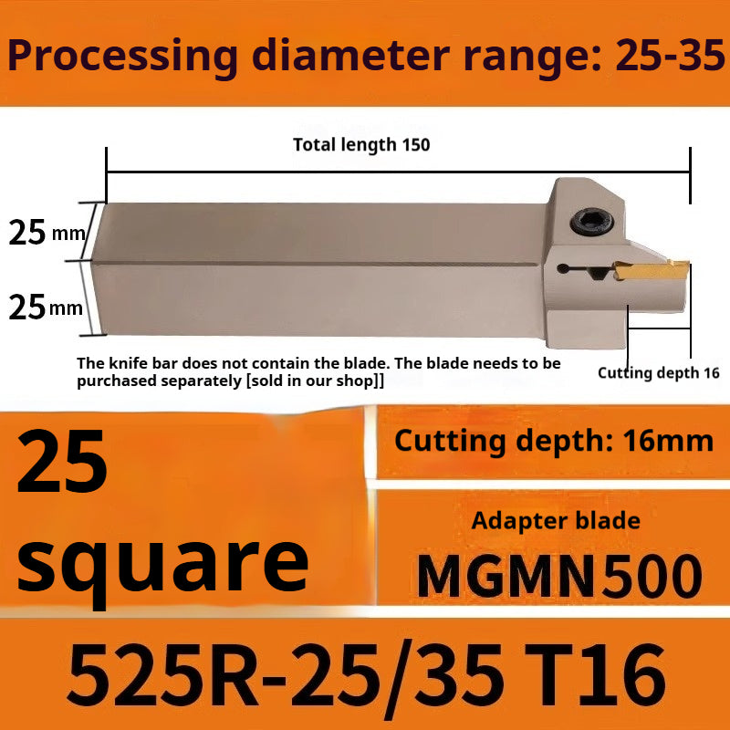 1015-End groove cutter CNC toolholder plane groove mghh320/425R cutter cutter groove cutter 345mm circular arc large depth of cut Shandong Denso Pricision Tools Co.,Ltd.