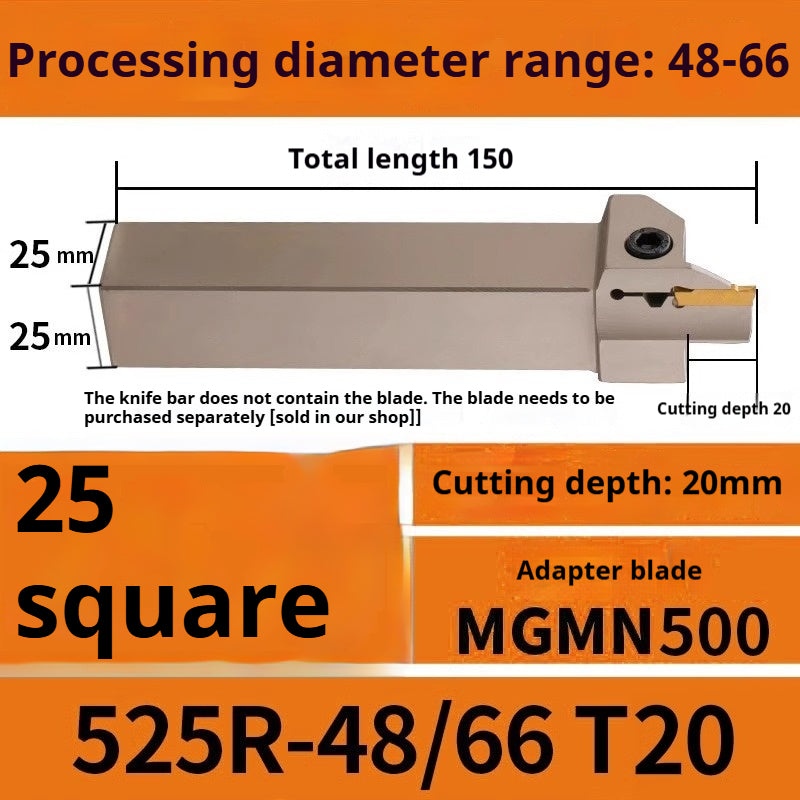 1015-End groove cutter CNC toolholder plane groove mghh320/425R cutter cutter groove cutter 345mm circular arc large depth of cut Shandong Denso Pricision Tools Co.,Ltd.